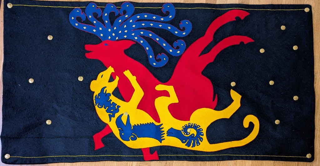 Scythian style SCA Heroes cloak